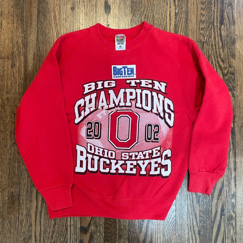 Vintage Ohio State University Championship Pullover Crewneck Sweatshirt OSU